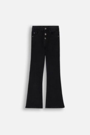 COCCODRILLO džogera bikses JEANS COLLECTION GIRL, melnas, ZC4123104JCG-021-164, 164 cm 