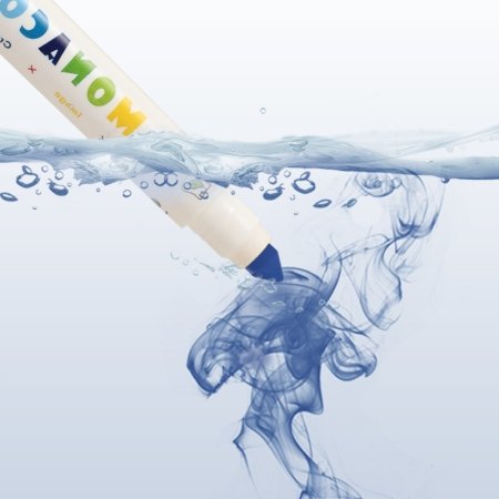 FLOWERMONACO mazgājamas flomāsteras Taper Head Washable Markers, 12 krāsas, 847361 
