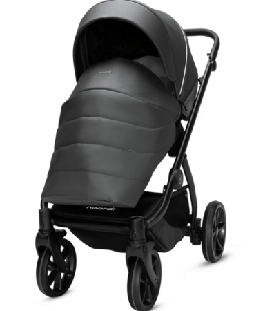 NOORDI universāls ratiņi FJORDI V2 Shadow Grey leather, 2in1, 1642819 