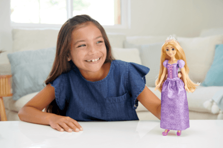 DISNEY PRINCESS lelle  - Salātlapiņa Rapunzel, HLW03 HLW03