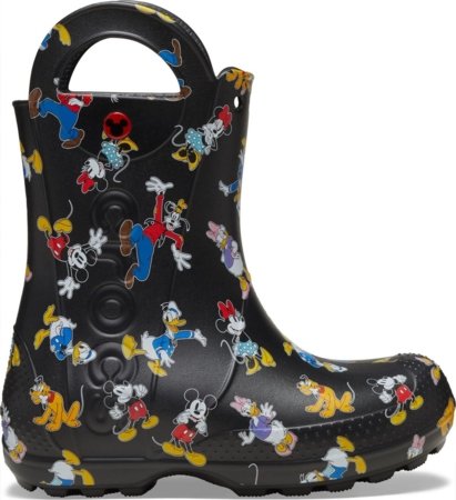 CROCS gumijas zābaki MICKEY FRIENDS HANDLE IT krāsaini, 210889-90H 35 izmērs 
