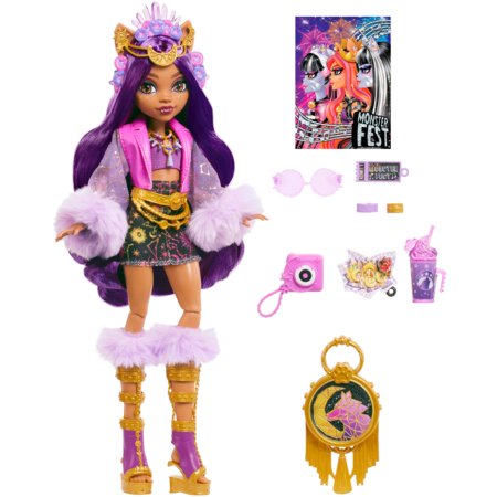MONSTER HIGH Monsterfest lelle Klaudīna, HXH80 