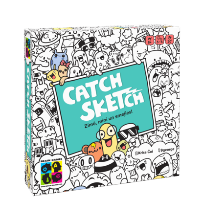 BRAIN GAMES spēle Catch Sketch LV, BRG#CSLV 