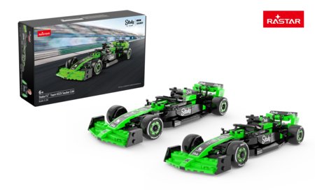 RASTAR 1:24 saliekams automašīnas modelis Stake F1® Team KICK Sauber C44 Bricks, 10290 