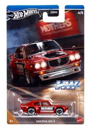 HOT WHEELS tematiskā Speed Graphics automašīna, HWR60 