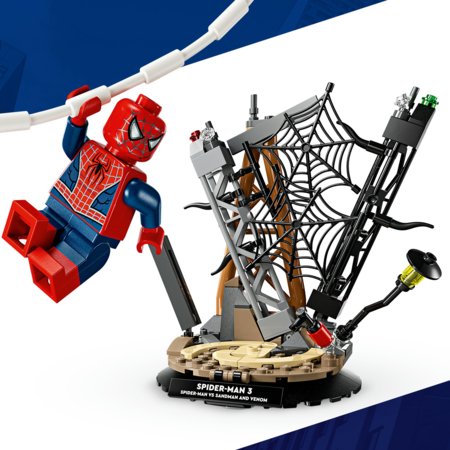 76334 LEGO® | Marvel Spraigā kauja: Zirnekļcilvēks pret Sandman 