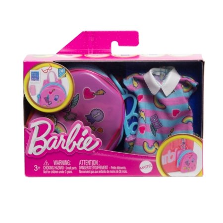 BARBIE soma piekariņš un apģērbs asort., HJT42 HJT42
