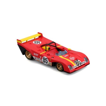 BBURAGO 1:43 Sacīkšu automašīnas modelis Ferrari 312 P 1972, 18-36302 