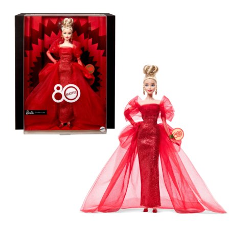 BARBIE Mattel 80. jubilejas lelle - Blondīne, JBJ17 