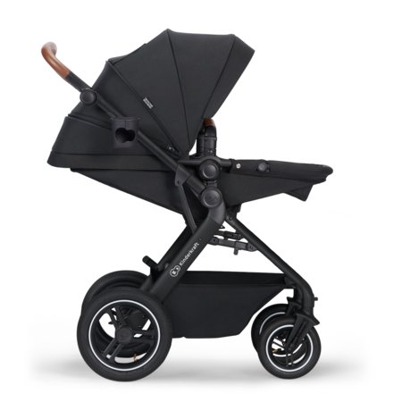 KINDERKRAFT universālie ratiņi B-TOUR 3in1 MINK PRO, black, KSBTOU00BLK300I 