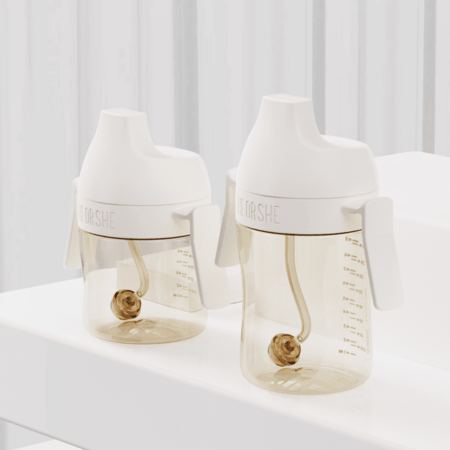 HEORSHE ūdens pudele DENTAL CARE, 210 ml., 6 m.+, White