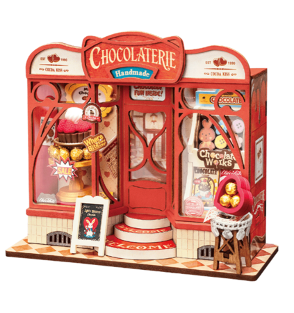 ROLIFE koka konstruktors Šokolādes veikals, DS046 