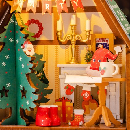 ROLIFE Koka konstruktors Twinkling Christmas House, DS036