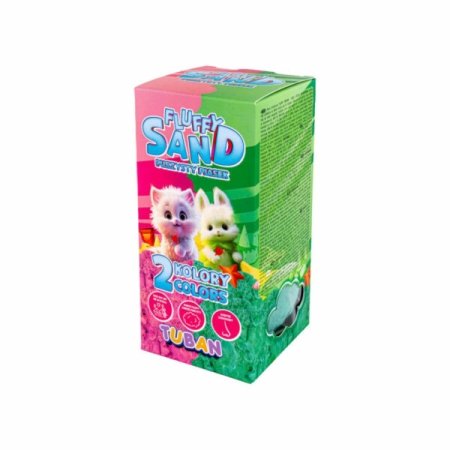 TUBAN kinētisko smilšu komplekts, rozā un zaļš, 2 x 70 g, TU3789 