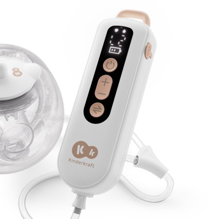 KINDERKRAFT pārnēsājamais dubultais elektriskais krūts sūknis GENTLEFLOW, golden, KEGEFL00GLD0000 