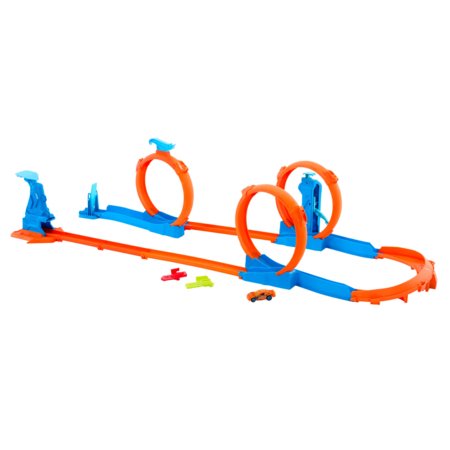 HOT WHEELS trašu trīskāršās cilpas komplekts, JDW39 