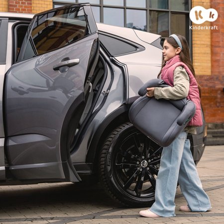 KINDERKRAFT autokrēsls  I-SPARK I-Size 100-150 cm, black, KCISPA00BLK0000 