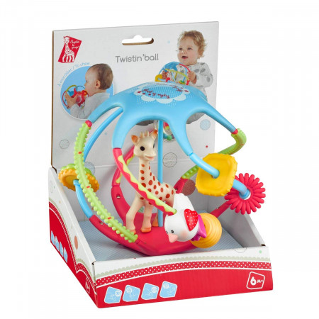 VULLI Sophie la girafe rotaļlieta 6m+ Twistin'ball 230788F 230788F