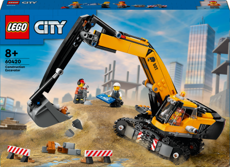 60420 LEGO® City Big Vehicles Dzeltens ekskavators 