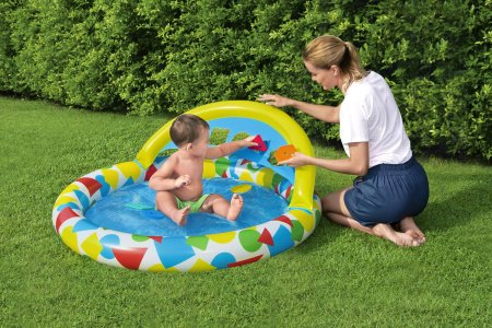 BESTWAY baseins Splash & Learn, 1.20m x 1.17m x 46cm, 52378 52378