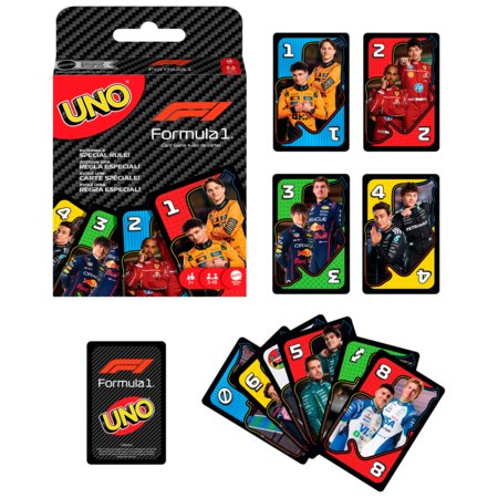 MATTEL GAMES UNO F1 kāršu spēle, JMF10 