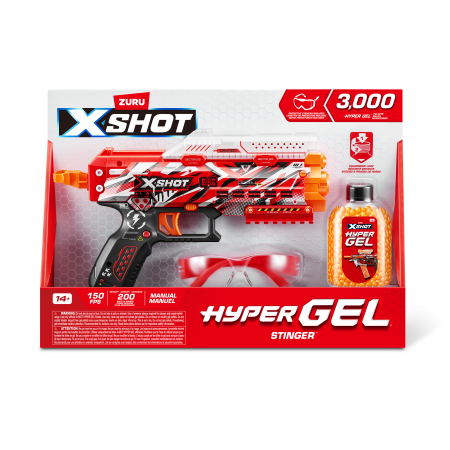 X-SHOT rotaļu pistole Hyper Gel Stinger, 36728 