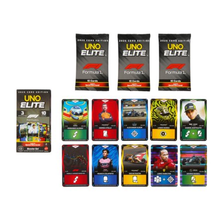 MATTEL GAMES UNO Elite F1 kāršu paplašinājums, JLV43 