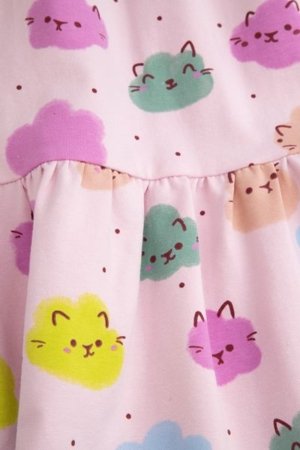 COCCODRILLO kleita ar īsām piedurknēm DREAM DIARIES GIRL NEWBORN, krāsa, WC5129201DGN-022-086, 86 cm 