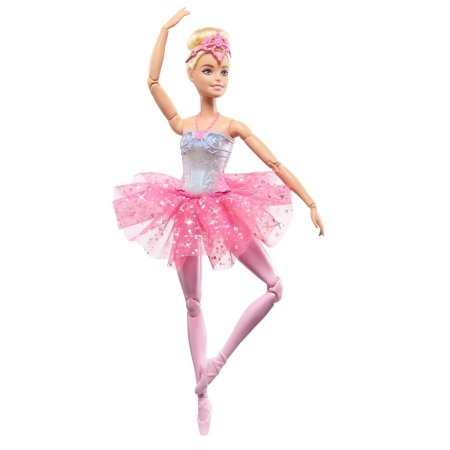 BARBIE Dreamtopia lelle - balerīna ar gaismiņām, HLC25 HLC25