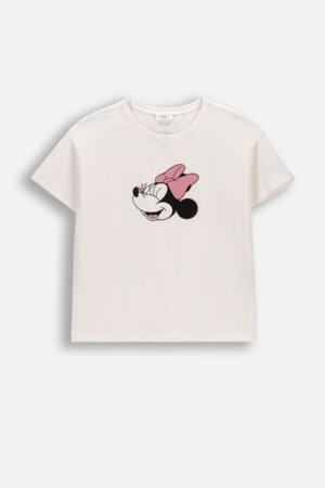 COCCODRILLO t-krekls ar īsam piedurknēm, krēmkrāsa, 