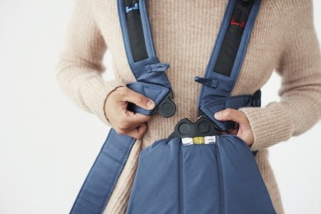 BABYBJÖRN Ķengursoma Mini, Vintage Indigo, Cotton 021174 