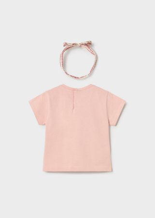 MAYORAL t-krekls ar īsam piedurknēm + galvas saite, peony, 1.081-12, cm 