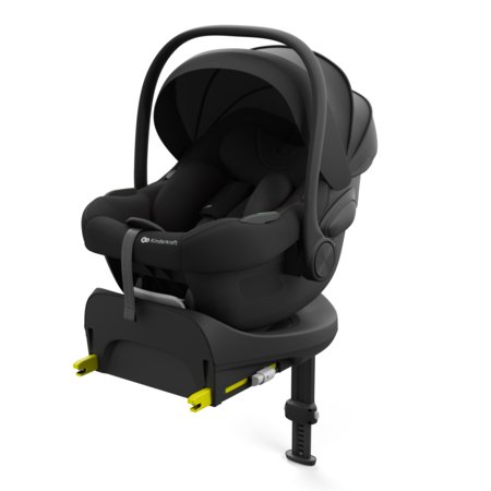 KINDERKRAFT modulārā sistēma ENDURA SAFE: 2 autokrēsliņi: I-LITE, 40–87 cm un I-FIX ENDURA SAFE, 61–150 cm, un pamatne ENDURA SAFE FX, black, KCENSA00BLK3000 