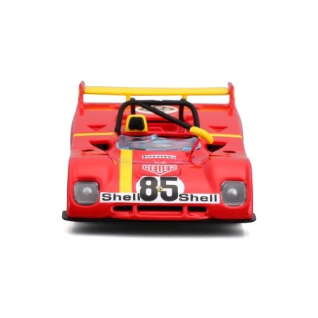 BBURAGO 1:43 Sacīkšu automašīnas modelis Ferrari 312 P 1972, 18-36302 