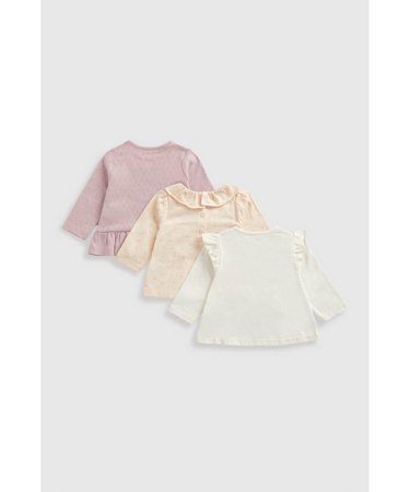 MOTHERCARE marškinėliai ilgomis rankovėmis 3 vnt., IF375 86 