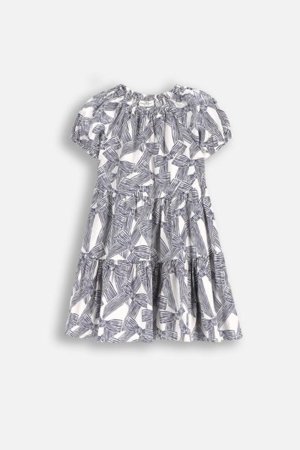 COCCODRILLO kleita ar īsām piedurknēm HAPPY RETRO GIRL KIDS, krāsa, WC5128201HGK-022-122, 122 cm 