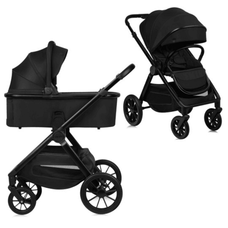LIONELO universāls ratiņi LAYLA 2in1, Black onyx, LO-LAYLA 2IN1 