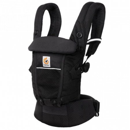 ERGOBABY bērnu pārvadātājs ADAPT SOFTFLEX, Mesh, onyx black, BCASFMONYX BCASFMONYX