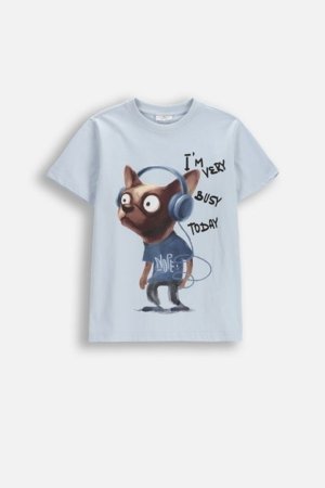 COCCODRILLO t-krekls ar īsam piedurknēm, zili, WC6143215VBB-036-128, 128 izmērs 