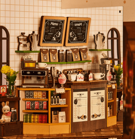 ROLIFE koka konstruktors Svētku kafejnīca, TGB15 