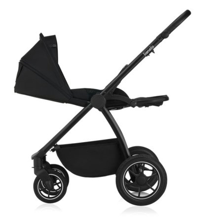 LIONELO universāls ratiņi MERIL 3in1, Black onyx 