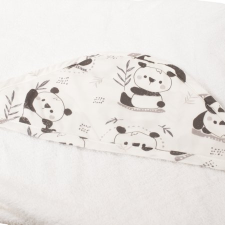 MARKLAND muslīna dvielis ar kapuci PURE MUSLIN, 75x75 cm., Panda, 18-25PA 