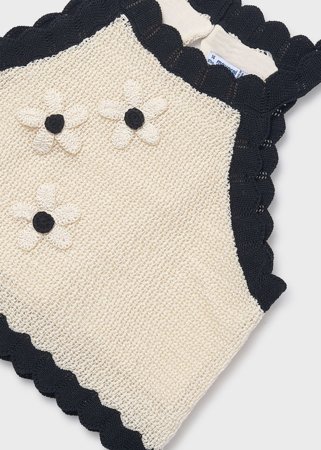 MAYORAL blūze bez piedurknēm, bone-black, 6.021-35, cm 