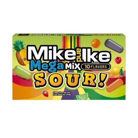 MIKE AND IKE konfektes MEGA MIX SOUR, 120 g., AMER1333 