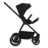 LIONELO universāls ratiņi MERIL 3in1, Black onyx 