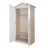 ROBA divdurvju skapis CABANE, White/Oak, 1621867 