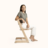 STOKKE barošanas krēsls ar aizsargbarjeru un jaundzimušā ieliktnīti TRIPP TRAPP, storm grey, grey NBS, 686000 