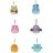 SQUISHMALLOWS Piestiprināma mīkstā rotaļlieta 8 cm assort, SQJW3516 