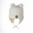 HUPPA adīta cepure REMY, balta, 94370008-00020 94370008-00020-00M