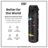 ION8 nerūsējošā tērauda ūdens pudele, Spaceships, 600 ml., I8SS600PKSPACE 